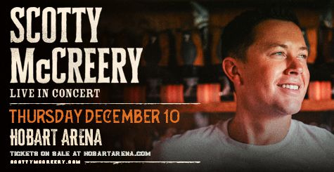 Scotty McCreery at Hobart Arena in Troy, Ohio